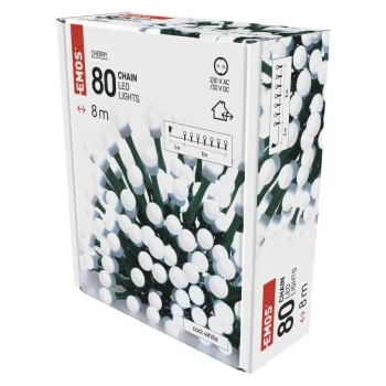 Emos novogodišnje svetlosne LED lampice 8m hladno bele MTG-D5AC02-1 Emos novogodišnje svetlosne LED lampice 8m hladno bele MTG-D5AC02-1